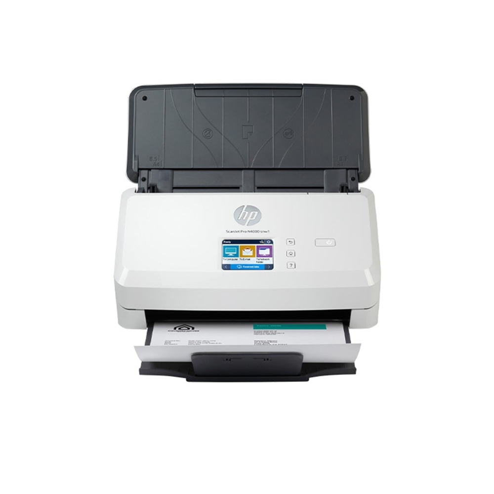 Máy Scan HP ScanJet Pro N4000 snw1 (6FW08A) - Scan 2 Mặt Tự Động, Kết Nối Wifi/LAN/USB (Hàng Chính H