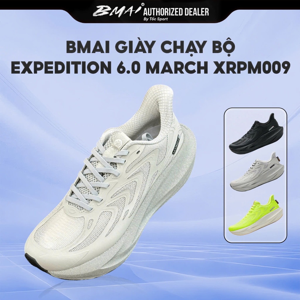 Bmai Giày Chạy Bộ Nam Nữ Expedition 6.0 March - Upper Cordura - Hàng Chính Hãng - Giày Tập Luyện Hàn