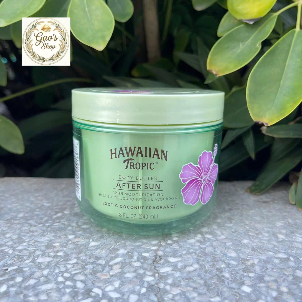 Kem Dưỡng Thể Sau Đi Nắng Hawaiian Tropic After Sun Body Butter Exotic Coconut (240ml)-[Hàng Mỹ]