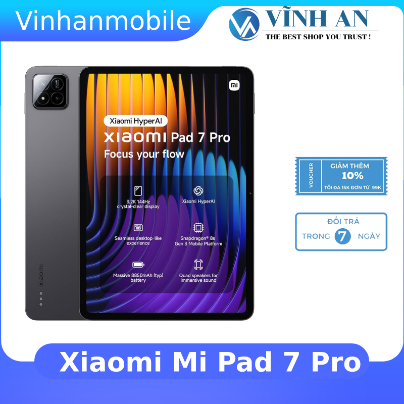 Máy Tính Bảng Xiaomi Pad 7 Pro - Like new 99% Fullbox Nội Địa