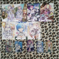 「Bộ」[Combo 7c thẻ ảnh đánh dấu trang+MG] Re zero trọn bộ 7c full