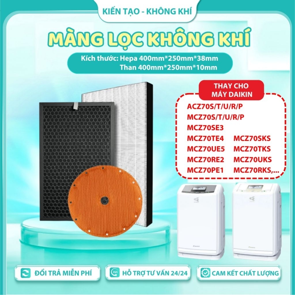 Màng lọc không khí đaikin ACZ70S /T/U/R/P ,MCZ70S/ T/U/R/P, MCZ70SKS MCZ70SKS