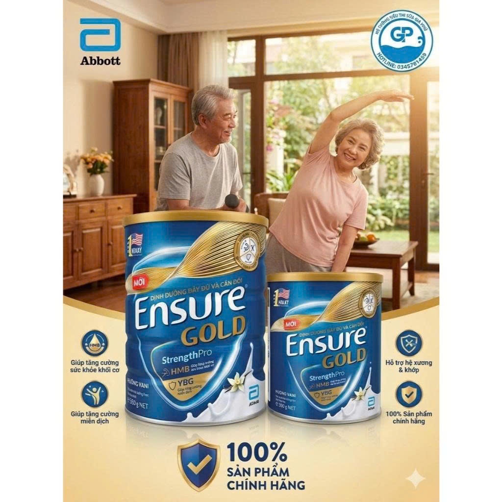 ENSURE GOLD hộp 380g/800g