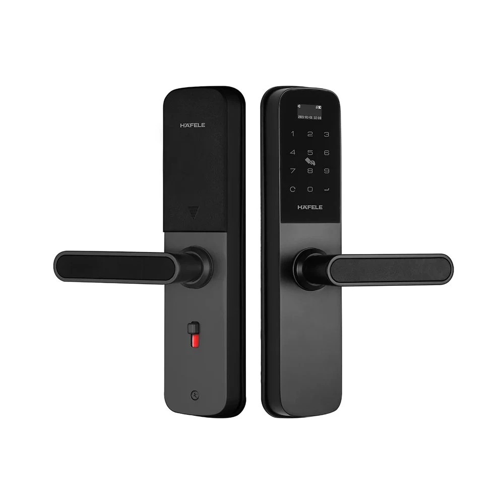 [Miễn Phí Lắp Đặt] Khóa Điện Tử Hafele DL6000 4 Trong 1 (912.20.581) - App, Thẻ Từ, Mã Số - Bảo Hành
