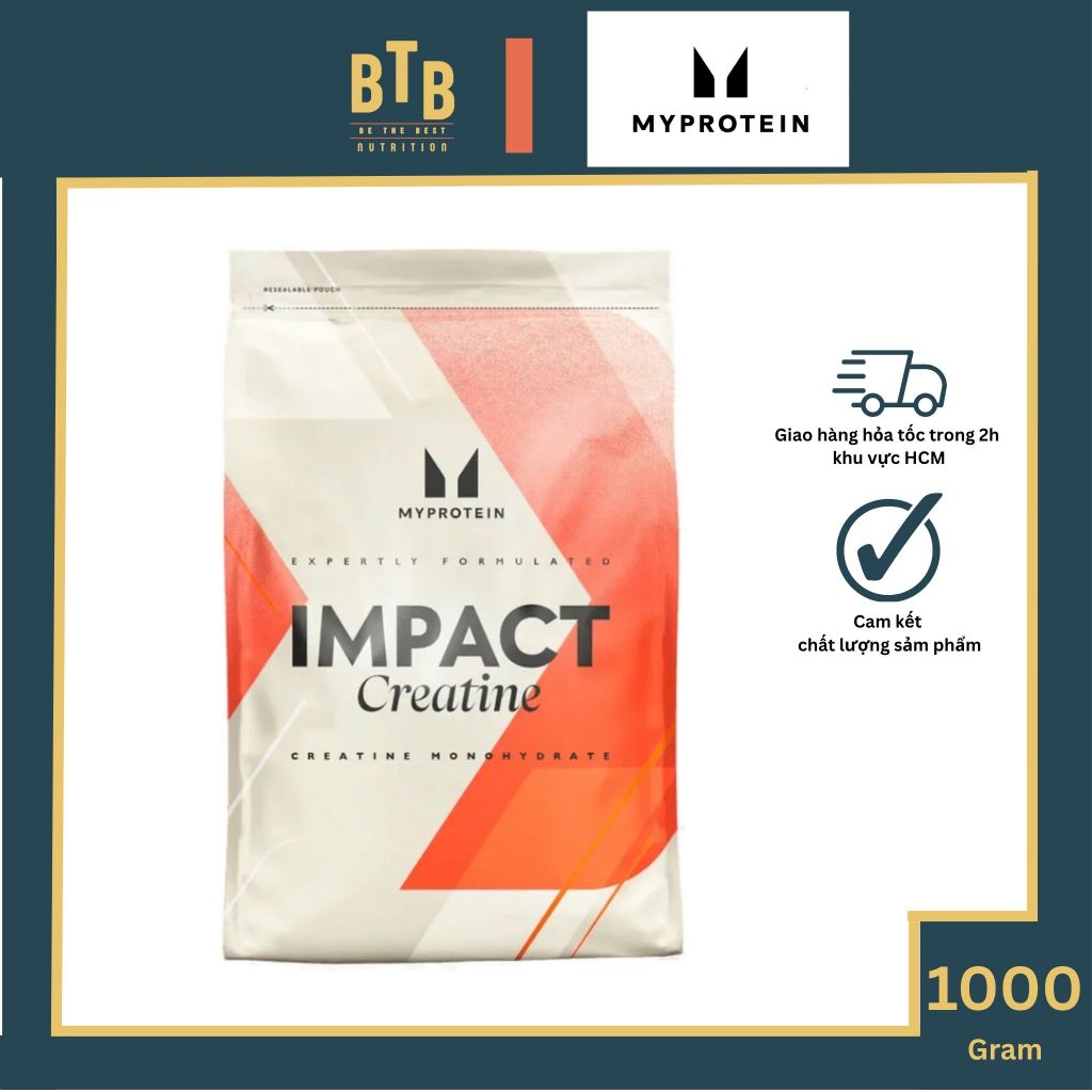 Bột Myprotein Impact Creatine - 1kg không vị (Unflavoured)