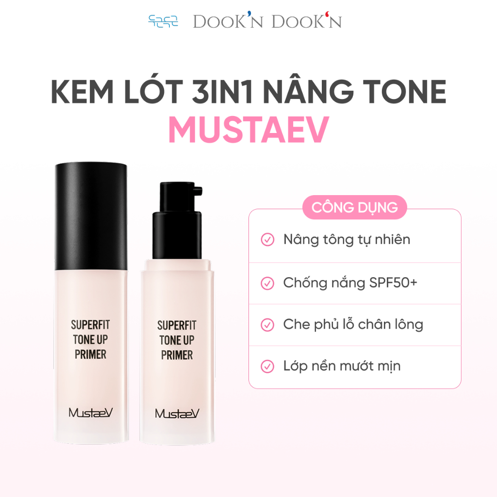 Kem Lót Nâng Tone MustaeV, Kem Lót Trang Điểm Nâng Tone Kiềm Dầu