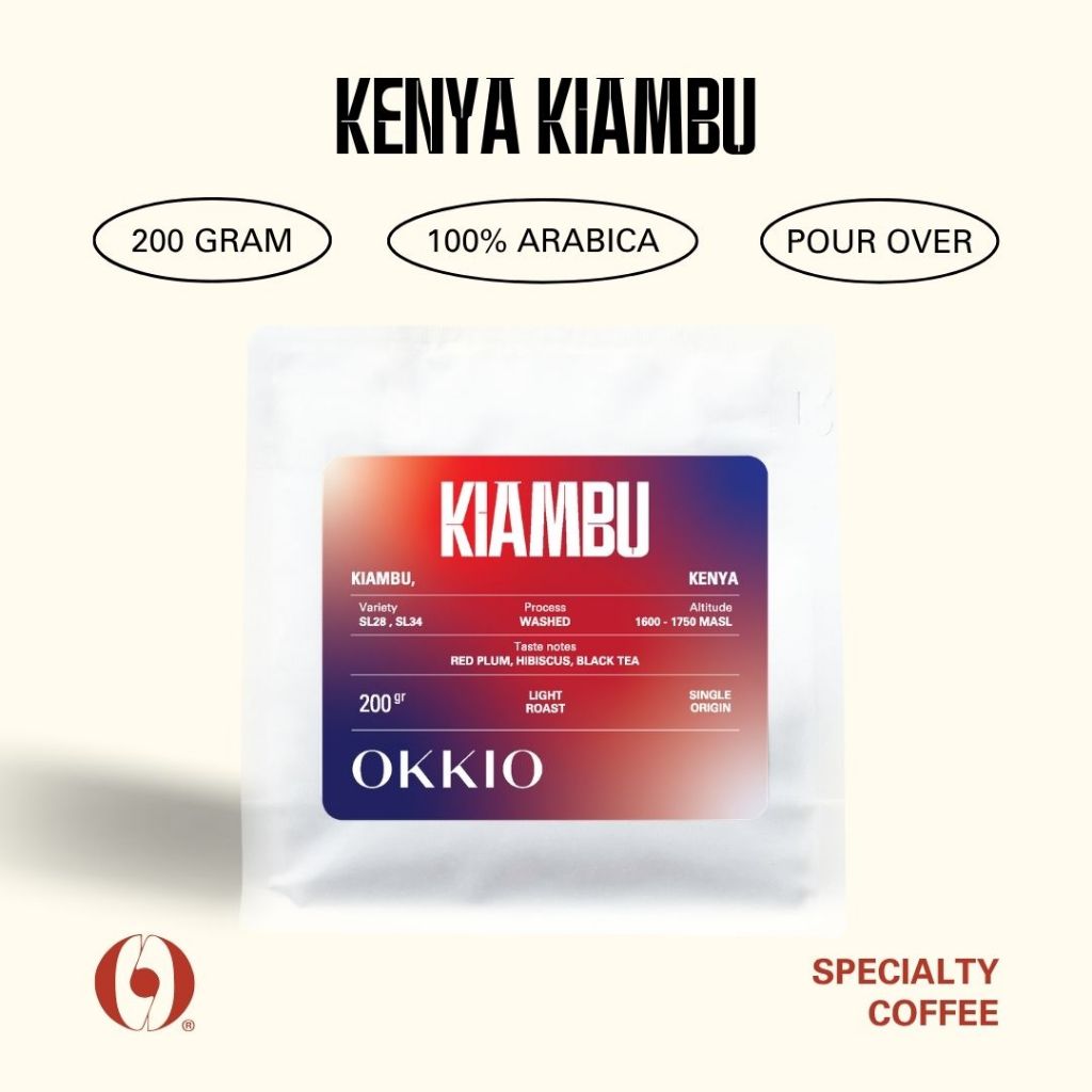 OKKIO Cà phê Arabica Kenya Kiambu 200gr