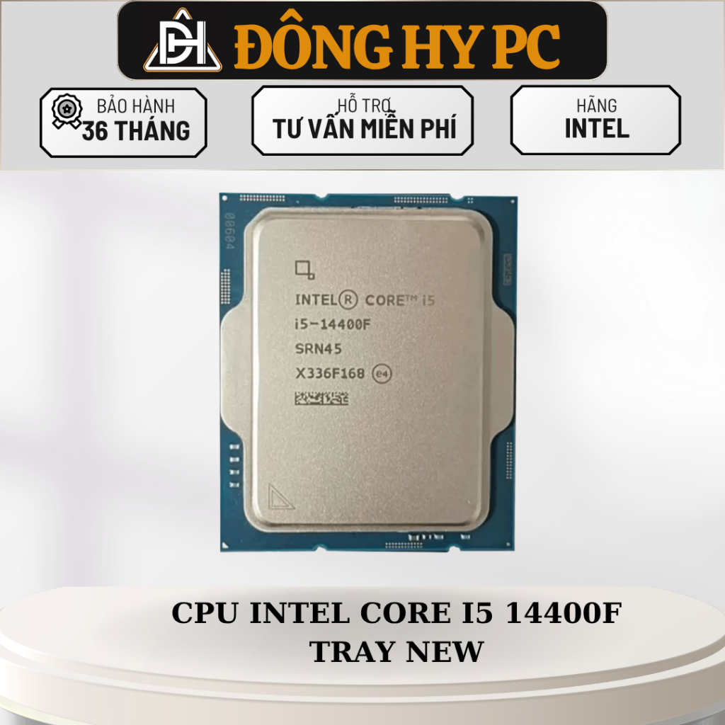 CPU Intel core I5 14400F Tray New - LGA 1700