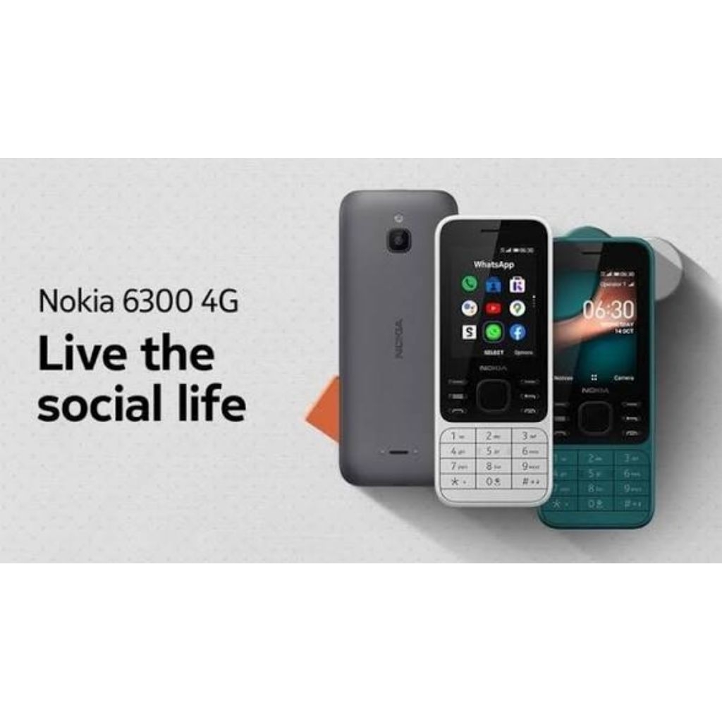 Điện thoại nokia 6300 4g chính hãng