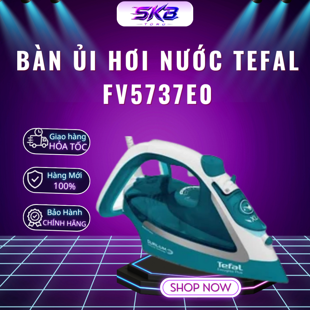 Bàn ủi hơi nước Tefal FV5737E0 | Sản xuất tại Pháp | Công suất 2500W - Bảo Hành 24 Tháng