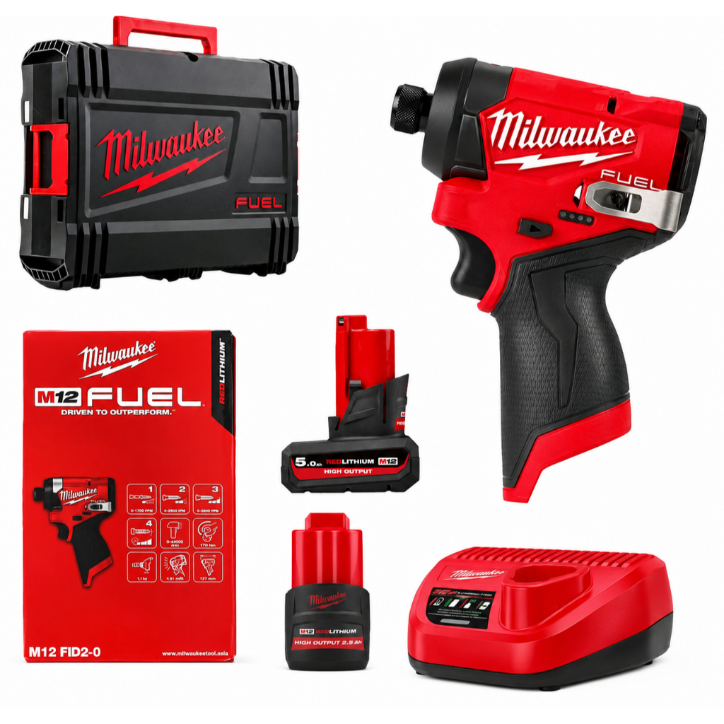 Máy vặn vít, bắn vít 12V Milwaukee M12 FID2-0X Gen 3 thế hệ mới nhất dòng 12V