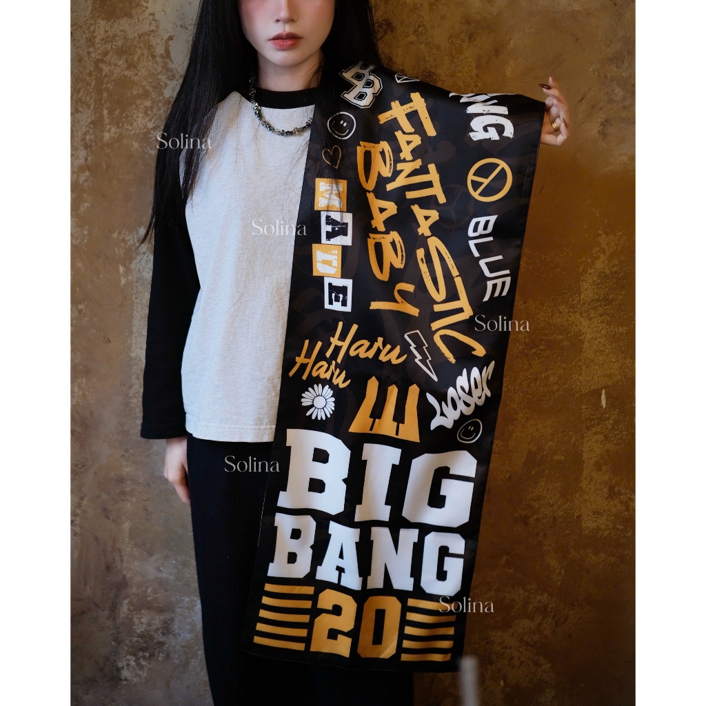 KHĂN SLOGAN BIGBANG, BANDANA BIGBANG
