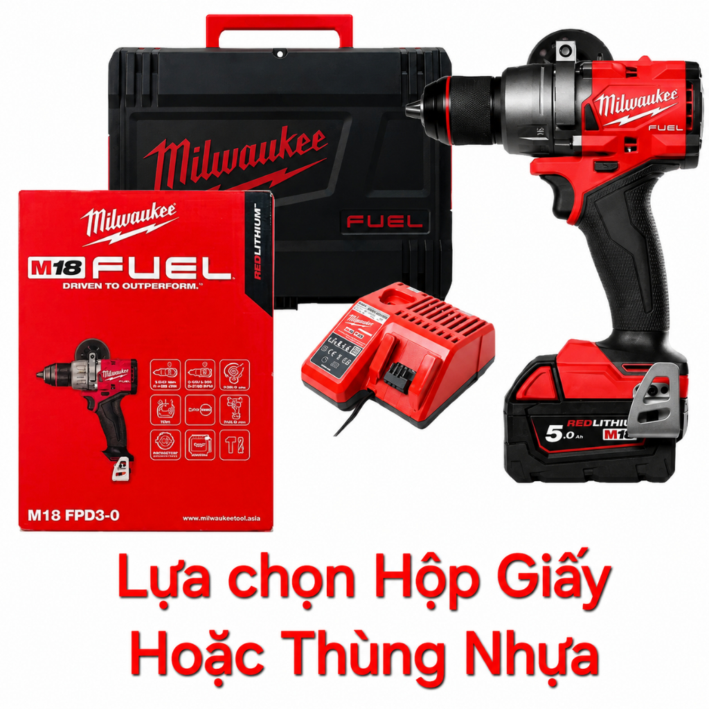 KHOAN PIN 18V MILWAUKEE M18 FPD3 CHÍNH HÃNG BH 12 THÁNG TOÀN QUỐC