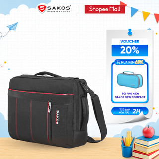 Cặp đa năng thời trang cao cấp sakos flash 17 15.6 inch chống sốc đa ngăn tiện lợi