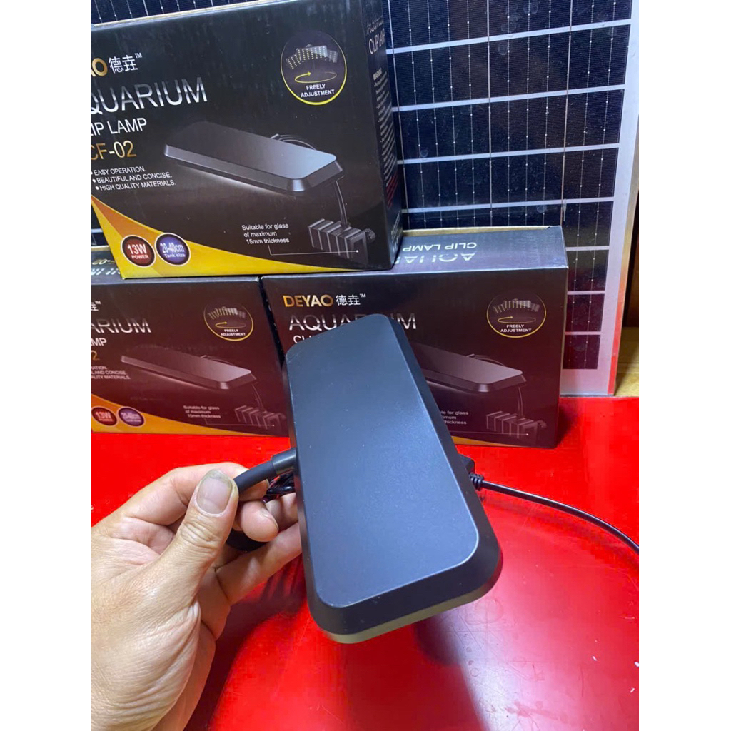 Đèn kẹp bể cá DEYAO CF-02