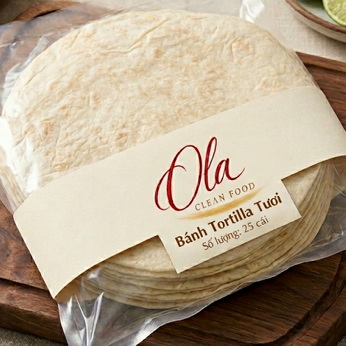 (HỎA TỐC) Vỏ bánh France tacos, Vỏ tortilla, Vỏ bánh Tacos cuộn size 30 (1kg) - Thơm ngon