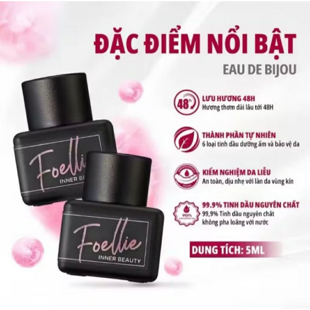 (Che tên) nước hoa vùng kín đen foellie thơm quyến rũ