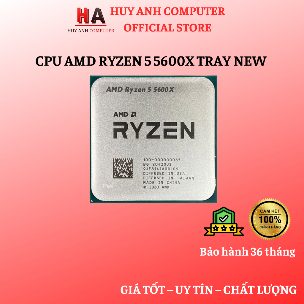 [FULL VAT] CPU AMD RYZEN 5 5600X TRAY NEW