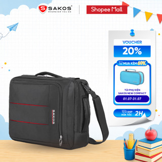 Cặp đa năng thời trang cao cấp sakos flash 11 15.6 inch nhẹ bền đa ngăn