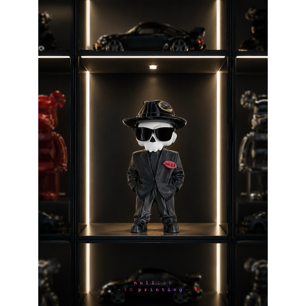 Mô hình Skull Mafia “The Don” in 3D – Tượng trang trí phong cách Godfather