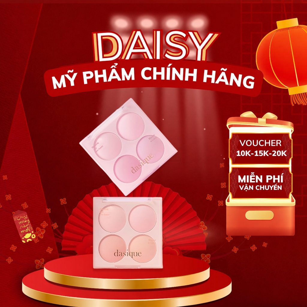 Dasique Má Hồng – Phù Hợp Trang Điểm Hằng Ngày, Màu Nhẹ Nhàng