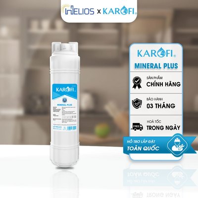 Lõi Mineral Plus Karofi Cắm Nhanh Chính Hãng - Lõi Tạo Khoáng Bổ Sung Vi Khoáng, Tạo Ngọt Cho Nước