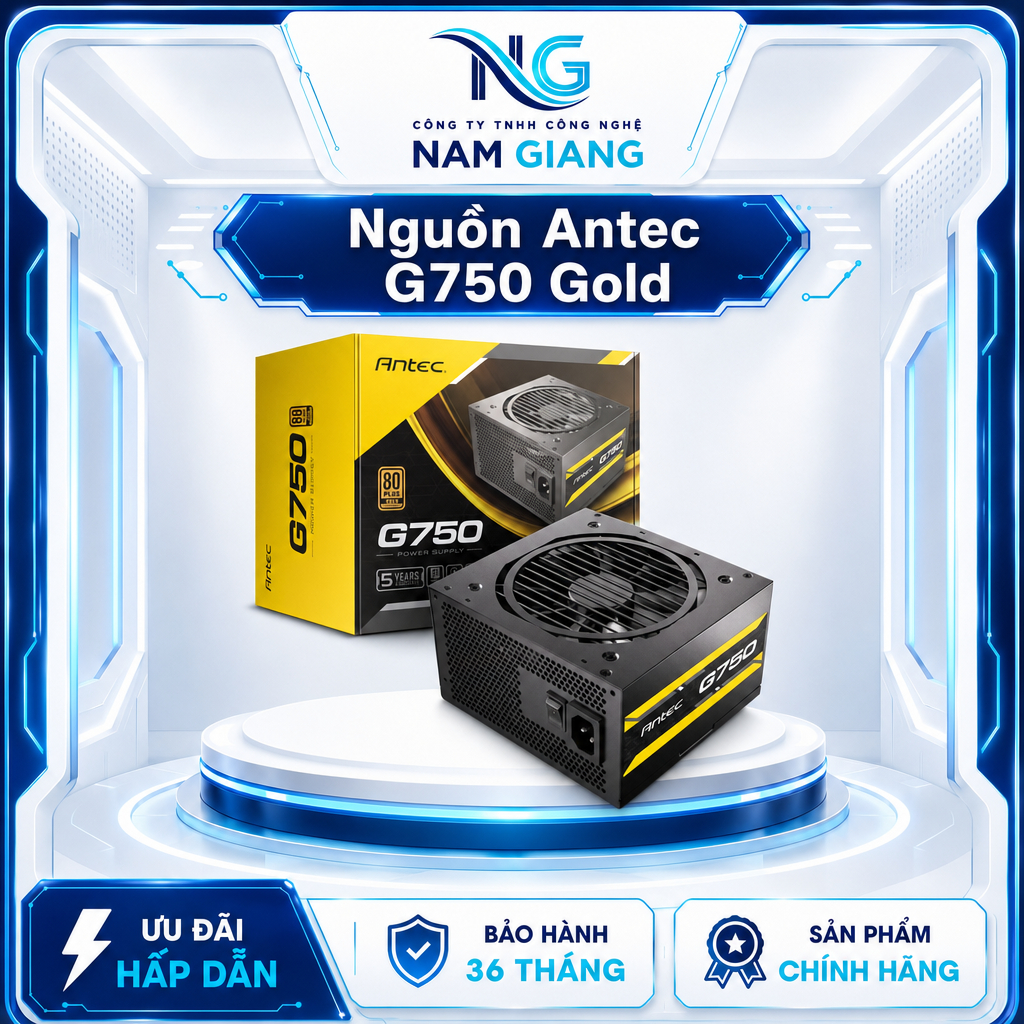 Nguồn máy tính Antec G750 EC 750W 80 Plus Gold
