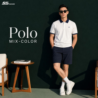 Áo Polo Nam MIX-COLOR Ngắn Tay 5S FASHION Cotton Mát Lạnh, Thoáng Khí, Lịch Lãm M0APC26101