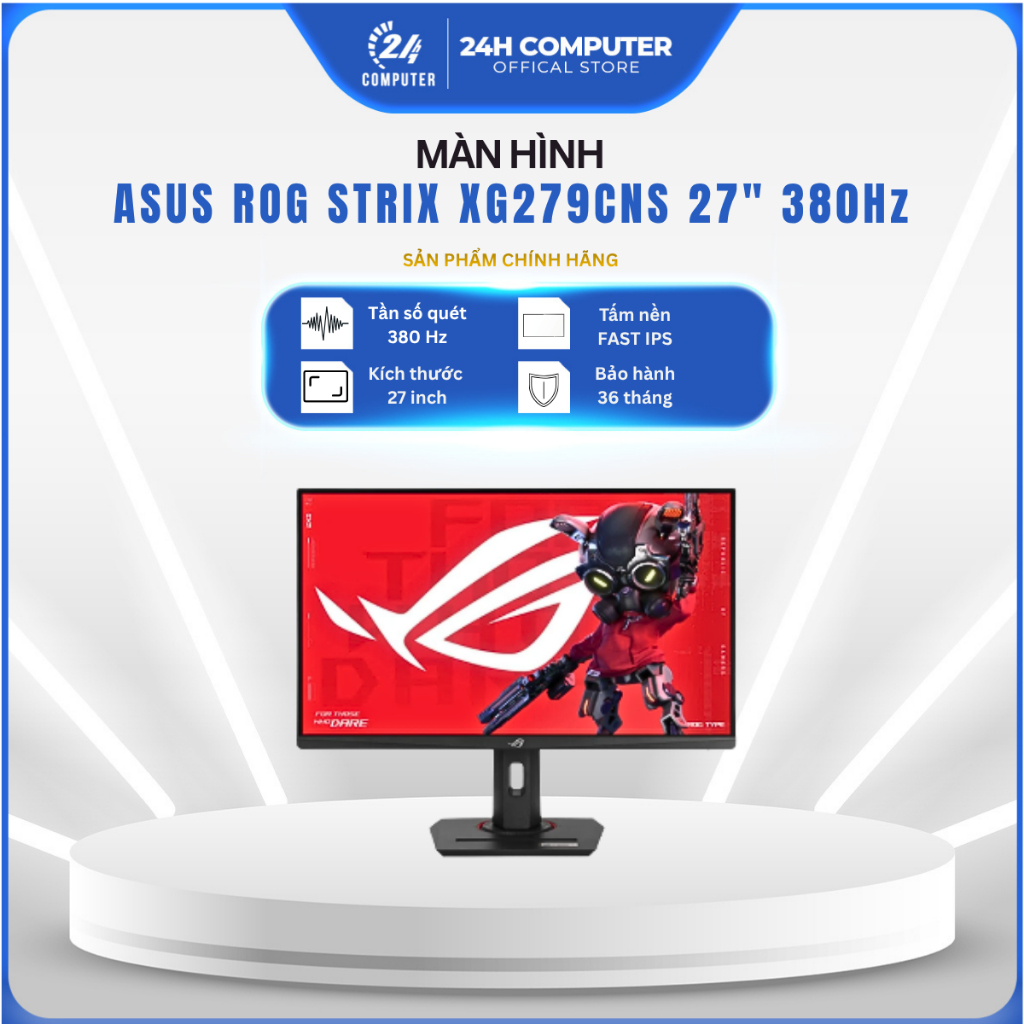 [FULL VAT] Màn Hình ASUS ROG XG279CNS - 27" 380Hz IPS Phẳng