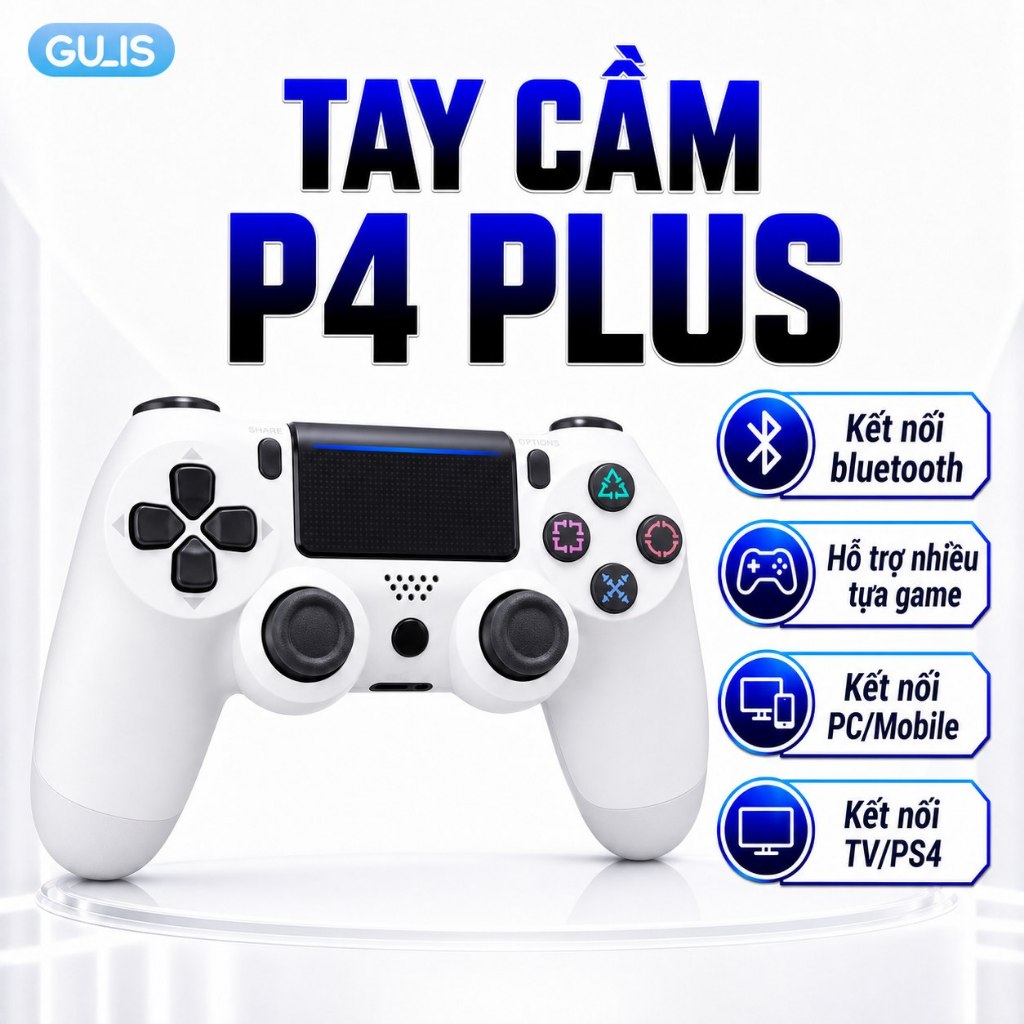 Tay cầm không dây P41 bluetooth pin siêu lâu,Tay cầm chơi game fifa online 4 cho pc laptop - GULIS