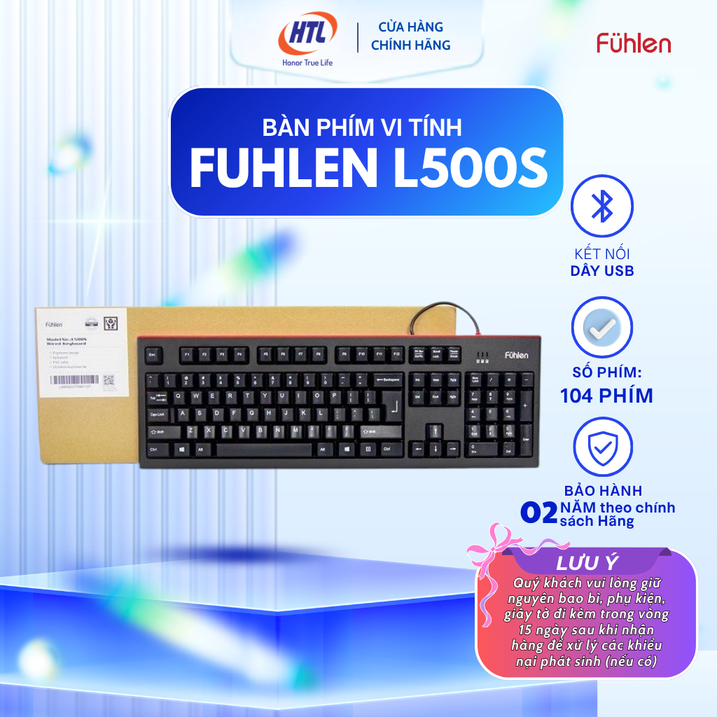 Bàn phím vi tính Fuhlen L500s (HÀNG CHÍNH HÃNG)