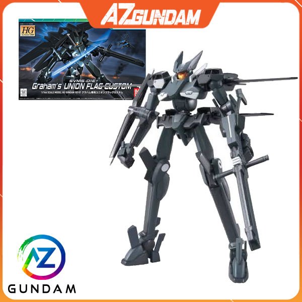 [CÓ SẴN] Mô Hình Lắp Ráp HG Union Flag Graham's Custom, Tỉ lệ 1/144, Hàng Chính Hãng Bandai - Nhật B