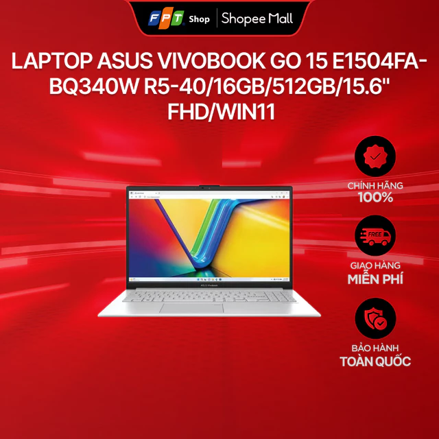 Laptop Asus Vivobook Go 15 E1504FA-BQ340W R5-40/16GB/512GB/15.6" FHD/Win11