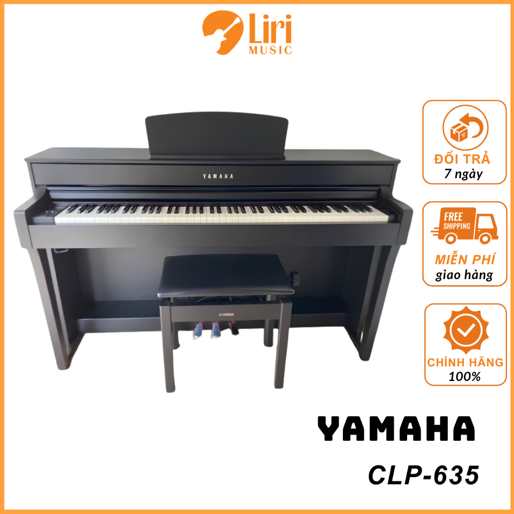 [Like New 99%] Đàn Piano Yamaha CLP-635 Nguyên Zin | Liri Music