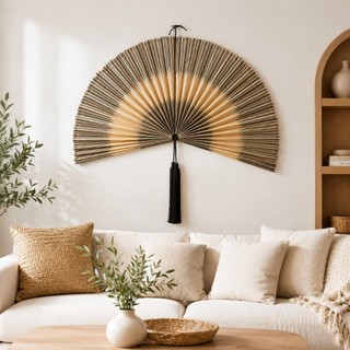 Hàng xuất dư quạt mành tre decor trang trí tường nhà phòng ngủ/ khách, quà tân gia tặng đối tác/sếp
