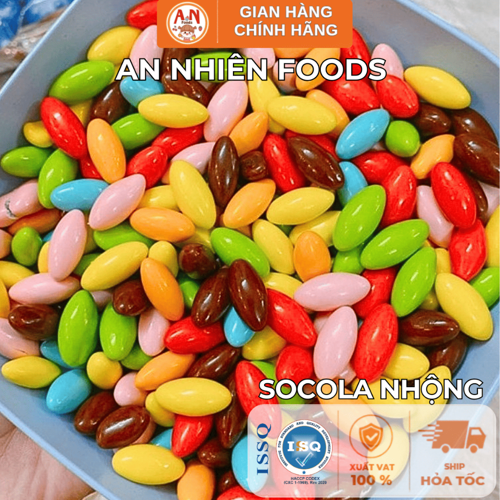 Kẹo socola nhộng mix nhiều màu [Có hóa đơn VAT]