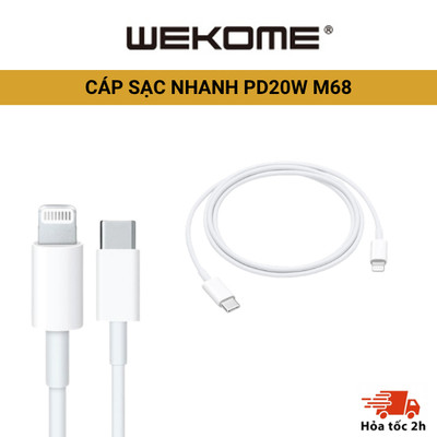 Cáp Sạc Nhanh KOLEAD M68 PD20W Chính Hãng Sạc Nhanh Cho iPhone 11 12 13 14 15 16 Plus Pro Max