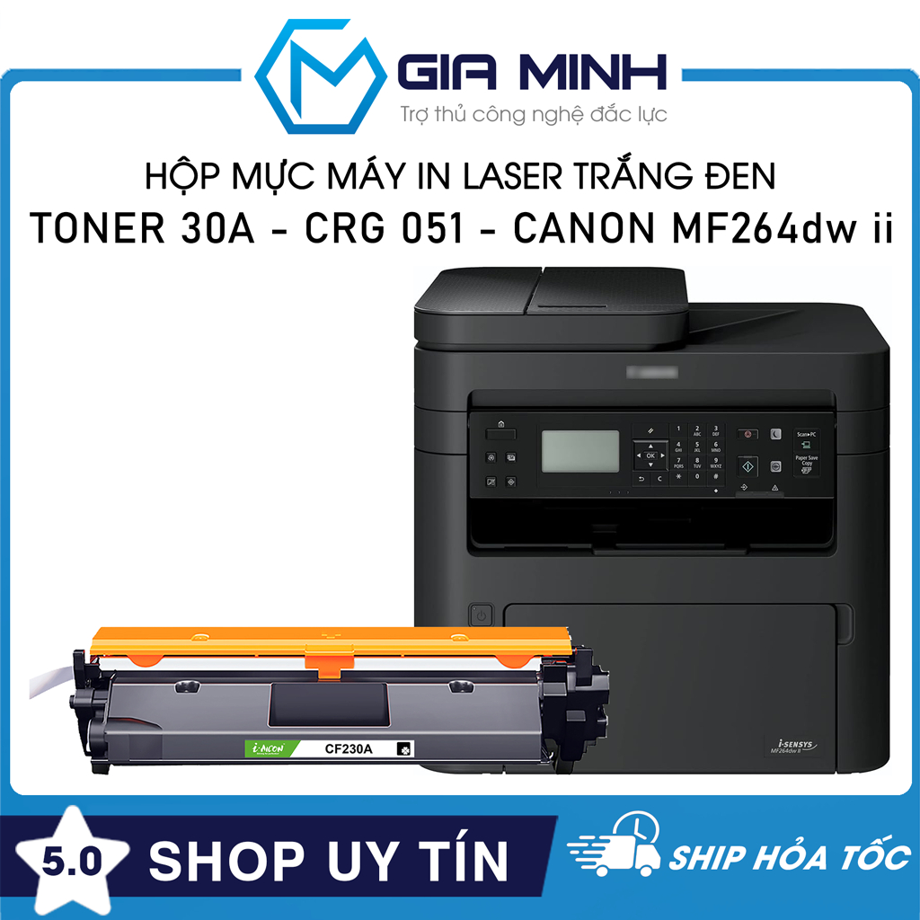 Hộp Mực Máy In Toner 30A Cartridge CRG 051 - Tương Thích Máy In Laser Canon imageCLASS MF264dw II - 