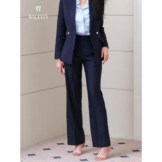 [Walenty] Quần dài nữ ống đứng form chuẩn tôn dáng, vải cotton cao cấp ít nhăn dễ phối đồ