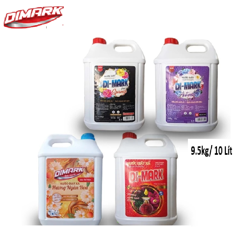 Can nước giặt xả Dimark 10L/9.5kg