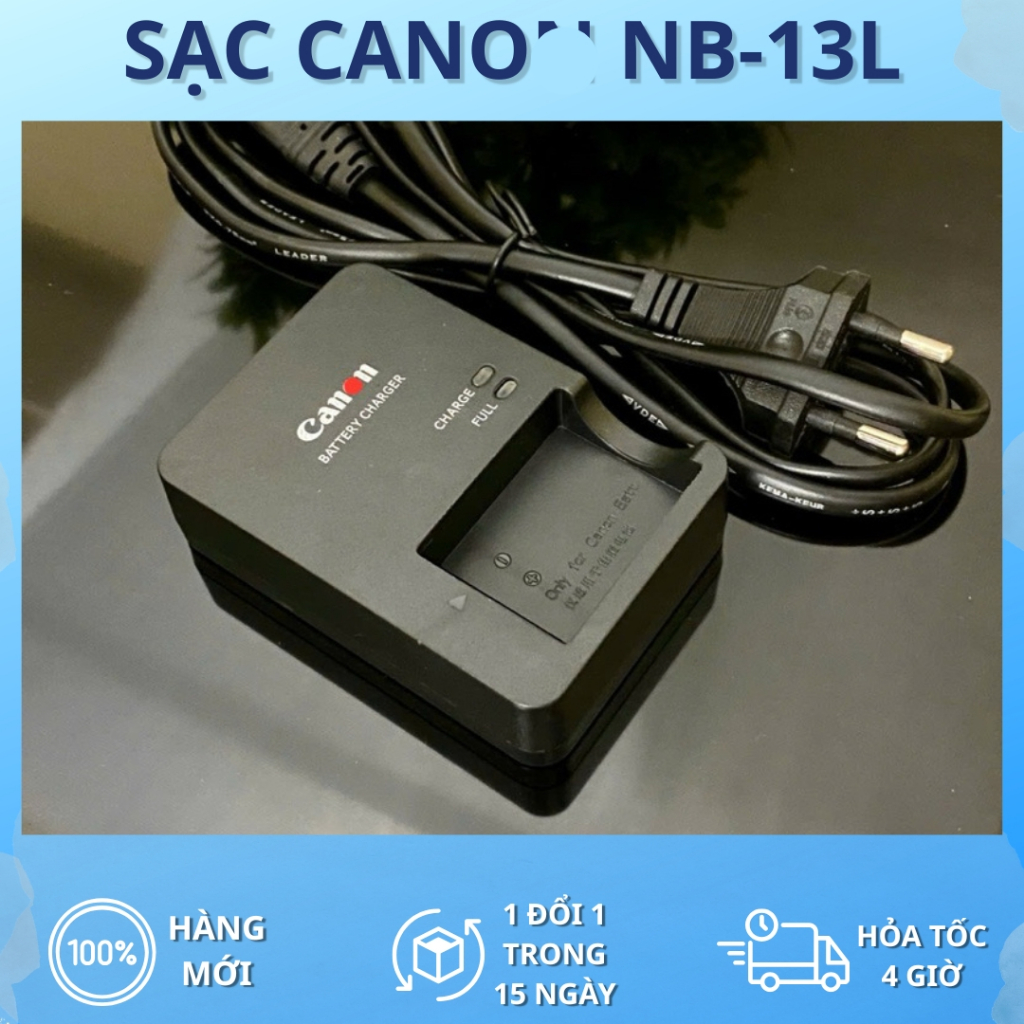 Sạc Cho Pin Canon NB-13L tương thích các dòng máy Canon PowerShot G5X, Canon Powershot G7X, Canon Po