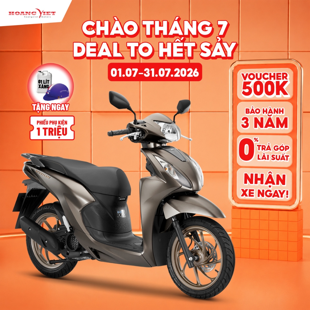 Xe Máy Honda Vision 2026 - Phiên Bản Đặc Biệt