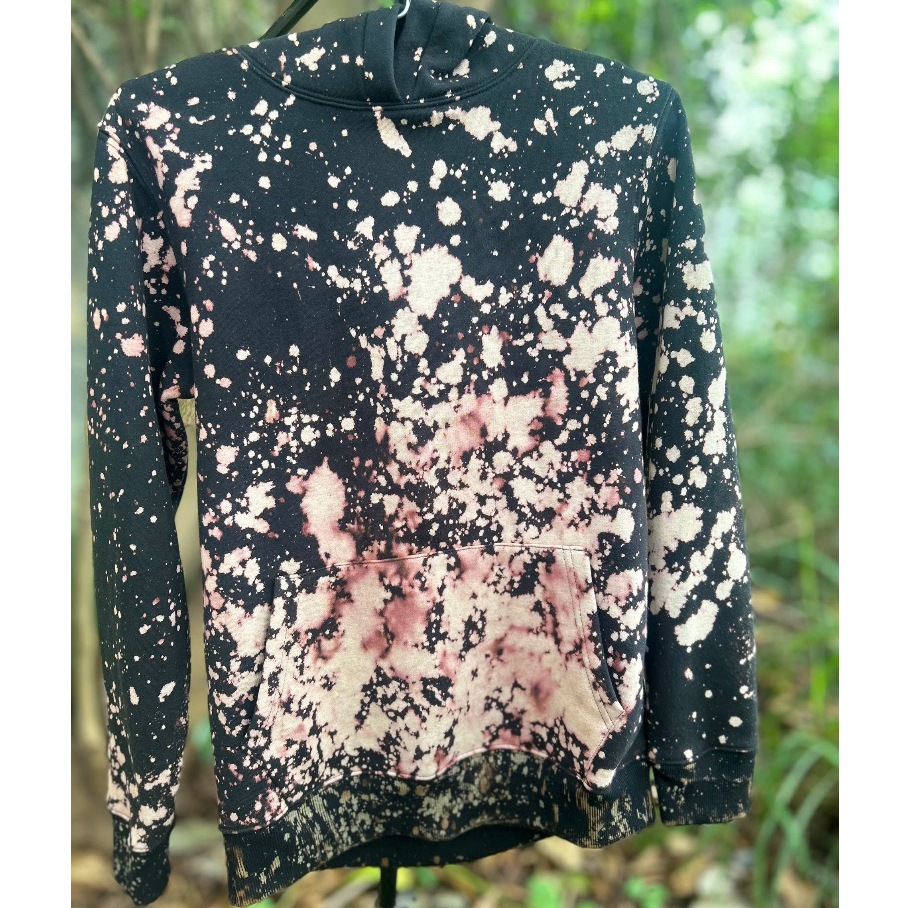 Áo Hoodie cotton 100% Nỉ Bông Custom Họa Tiết Ramdom Loại 350gsm form rộng DBM.Studio