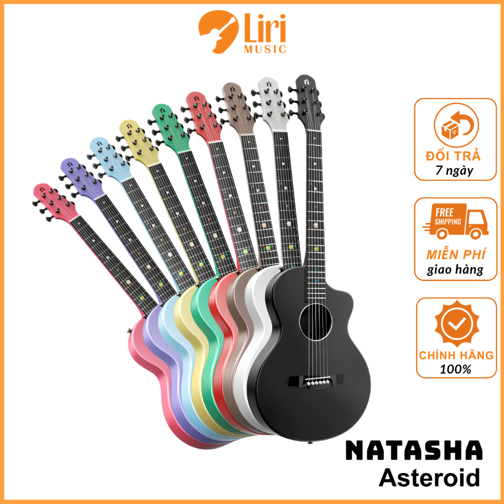 Đàn guitar Natasha Asteroid Chính Hãng | Liri music