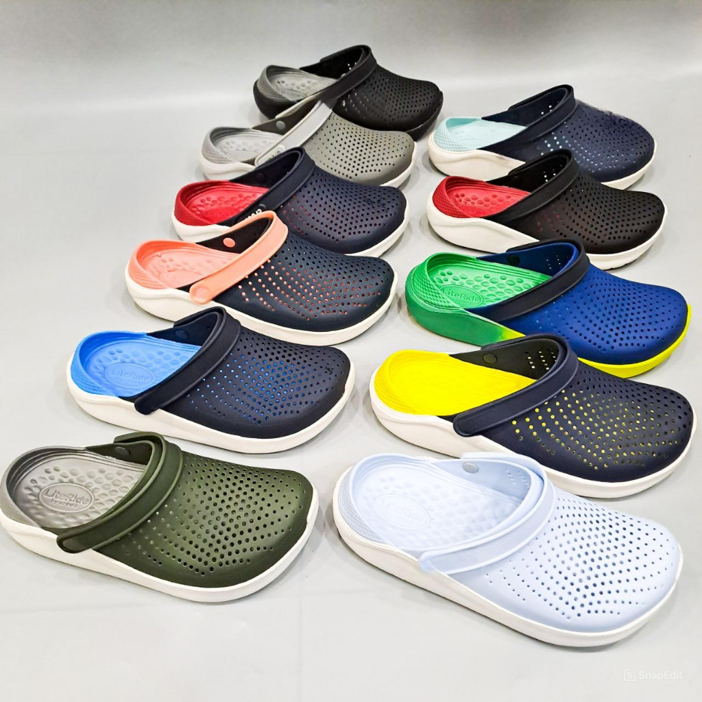 Dép literide clogs unisex cao cấp, dép sục literide nam nữ loại 1 êm bền, keo tốt, nhựa EVA kháng khuẩn