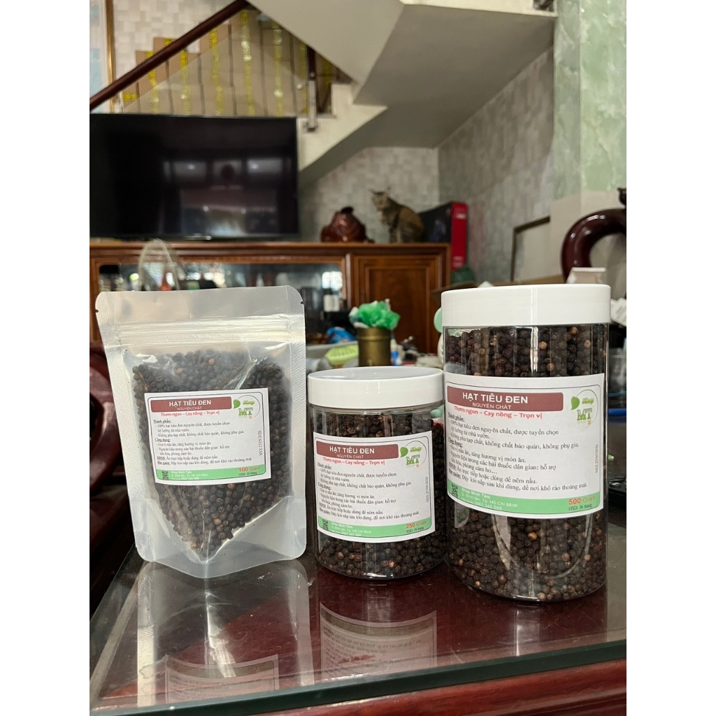 Hạt tiêu đen nguyên chất 100%