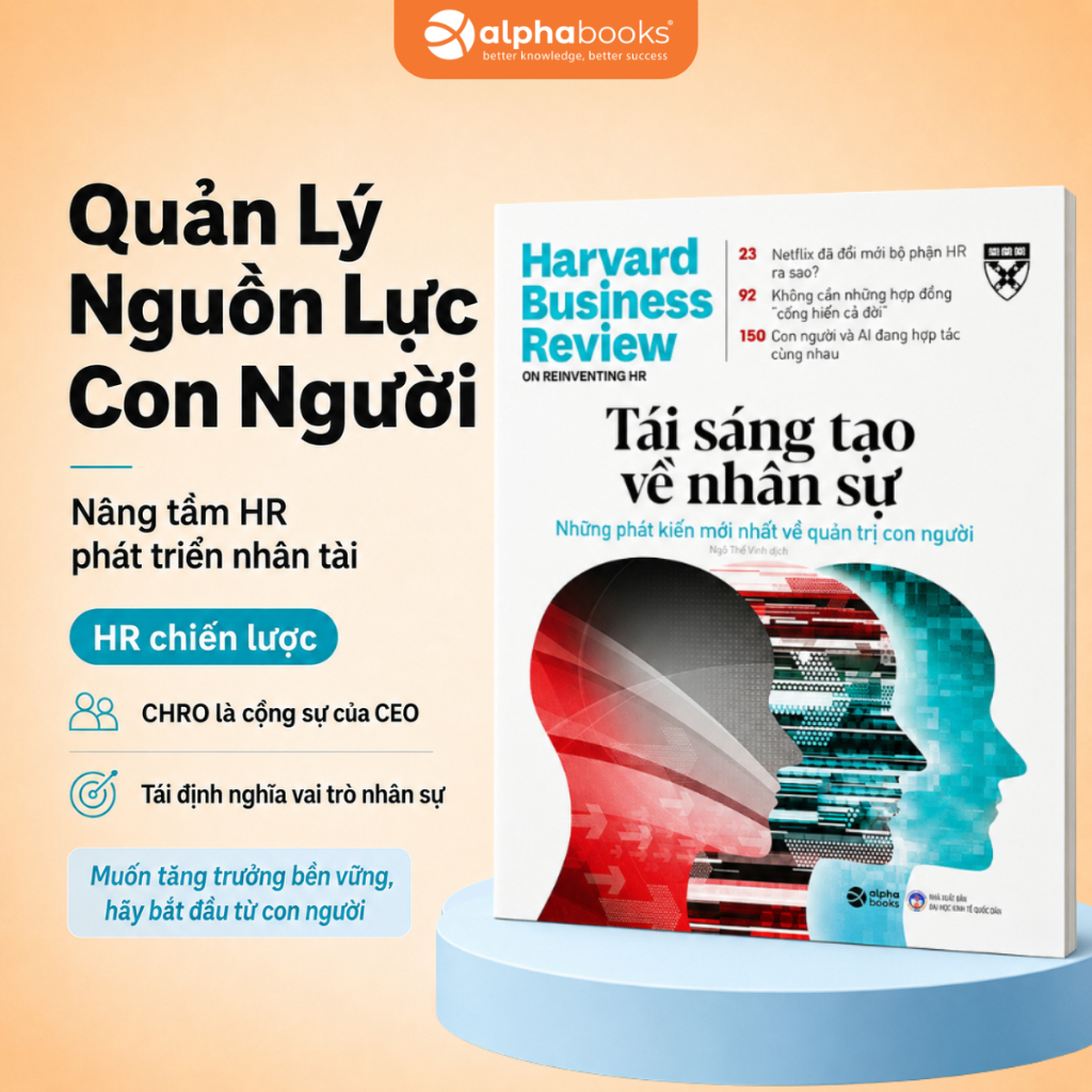 Sách HBR Onpoint : Tái Sáng Tạo Về Nhân Sự (Alpha Books)