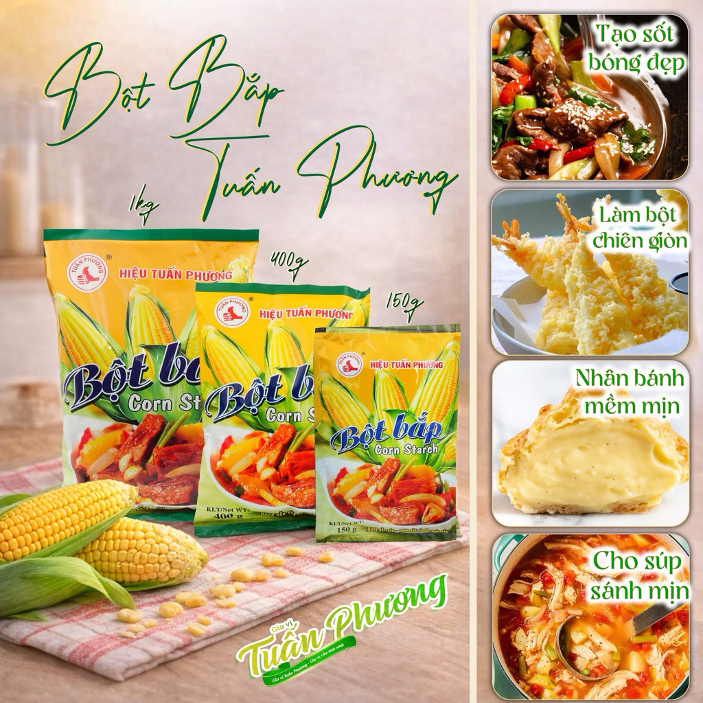 Bột bắp Tuấn Phương