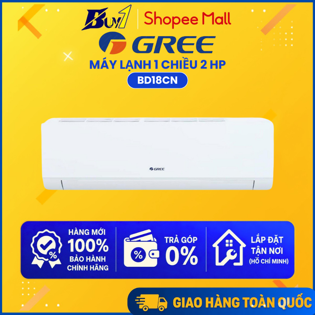 BD18CN - Máy lạnh Gree 2 HP BD18CN - Hàng Chính Hãng