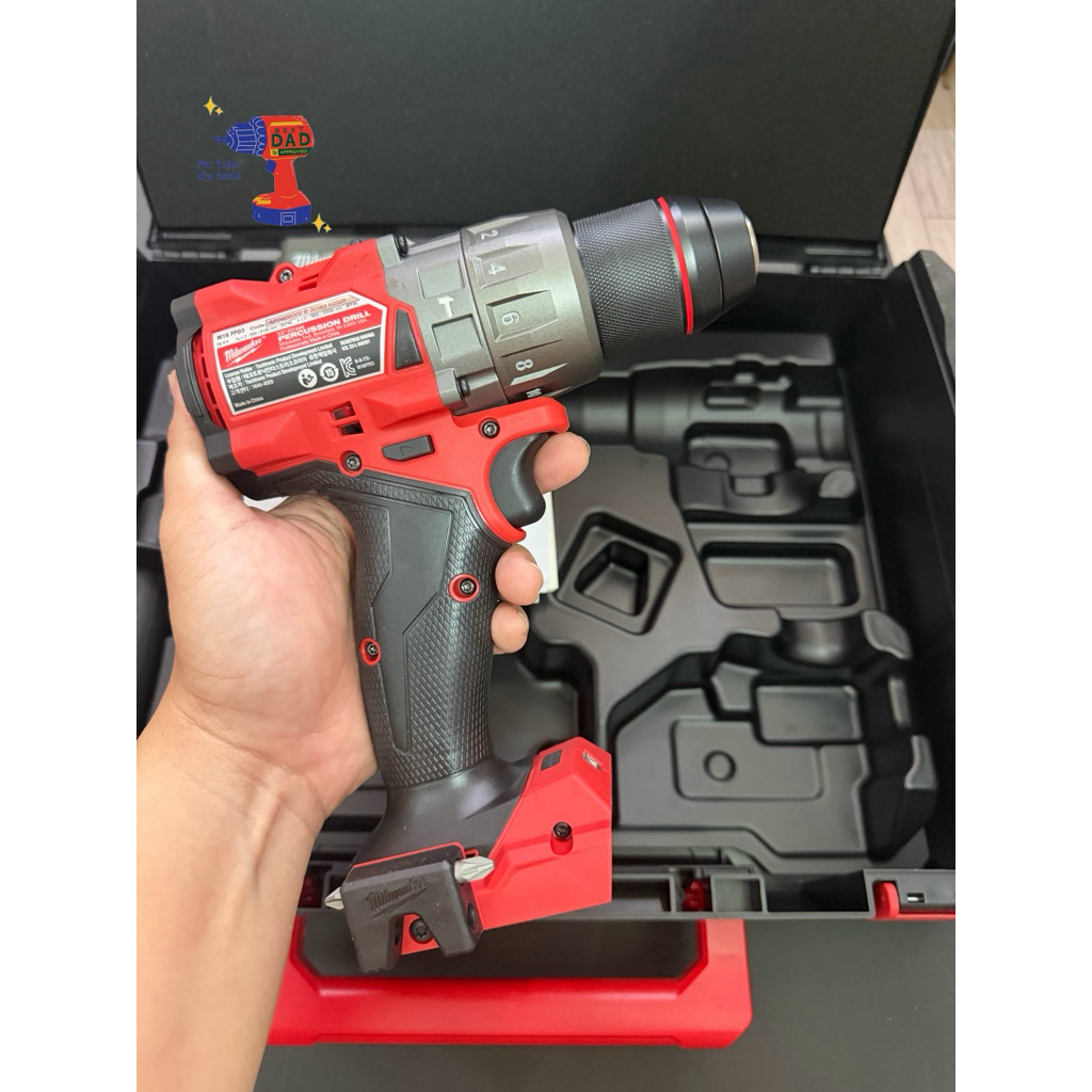 Khoan FPD3 m18 Milwaukee bảo hành chính hãng (kèm thùng nhựa)